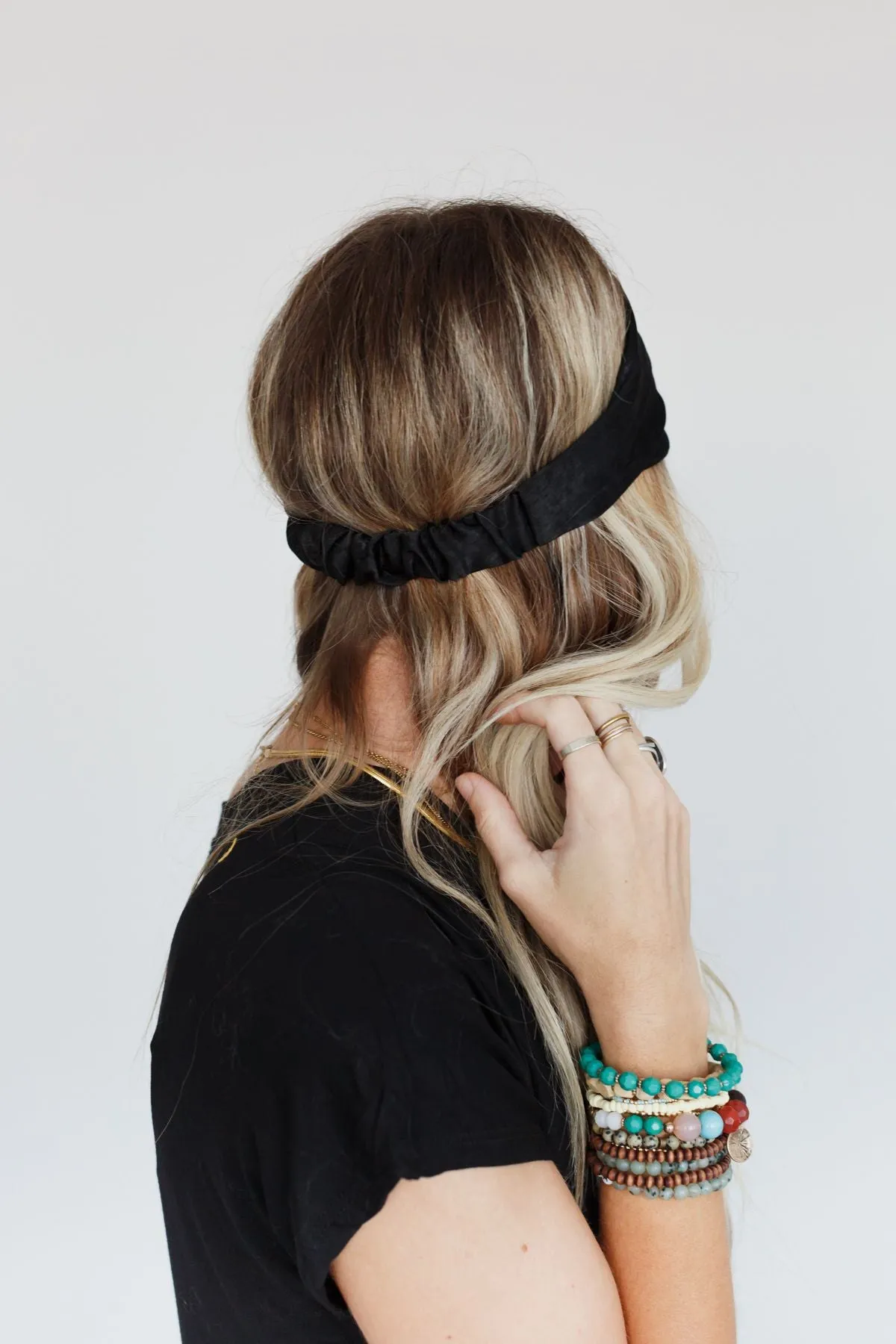 Daydreamer Silky Headband - Black