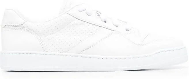 Doucal's calf-leather low-top sneakers White