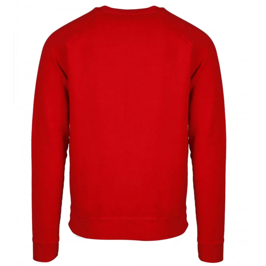 Dsquared2 Classic Raglan Fit Logo Red Sweater