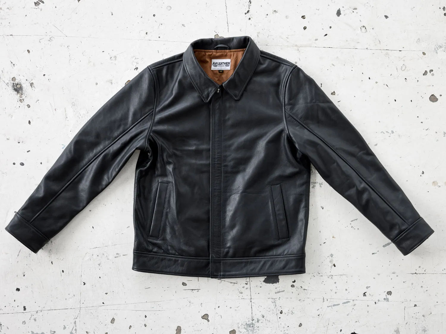 Easy Aviator Jacket - Horsehide Leather - AVI LEATHER