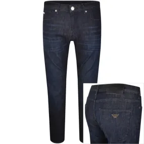 Emporio Armani J06 Slim Fit Jeans Dark Wash Blue