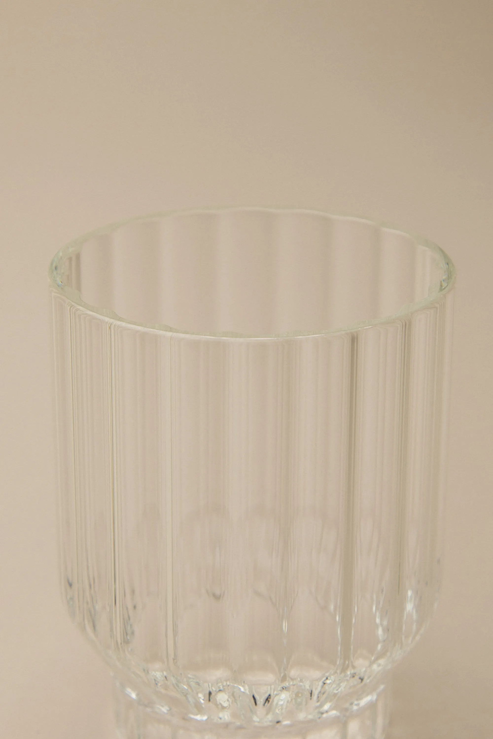 FLUTED TUMBLER GLASSES, SET OF 2