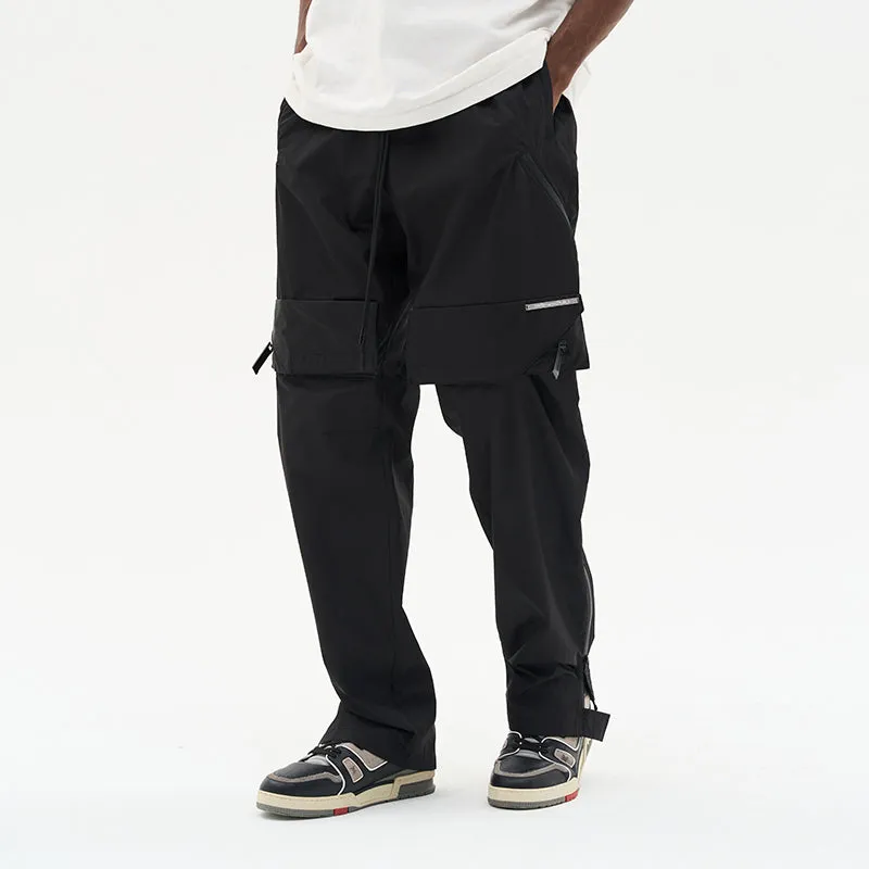 Functional Pockets Casual Trousers