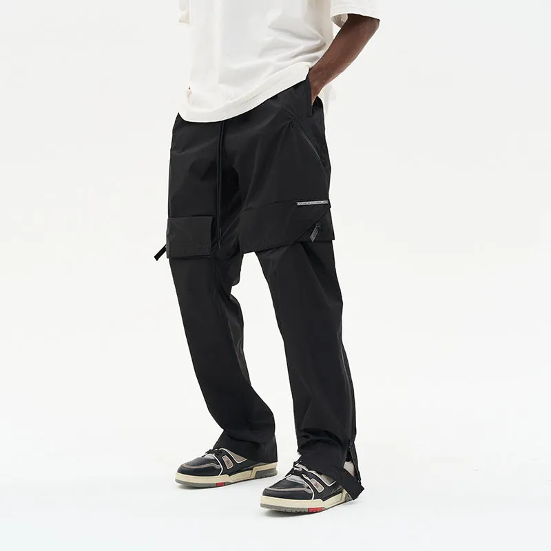 Functional Pockets Casual Trousers