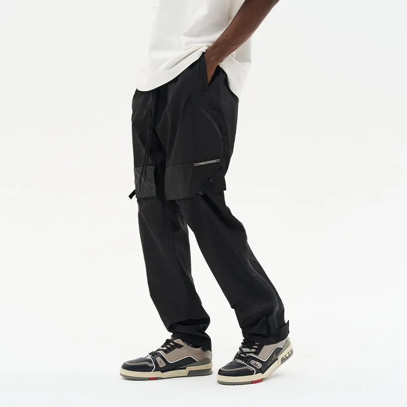 Functional Pockets Casual Trousers