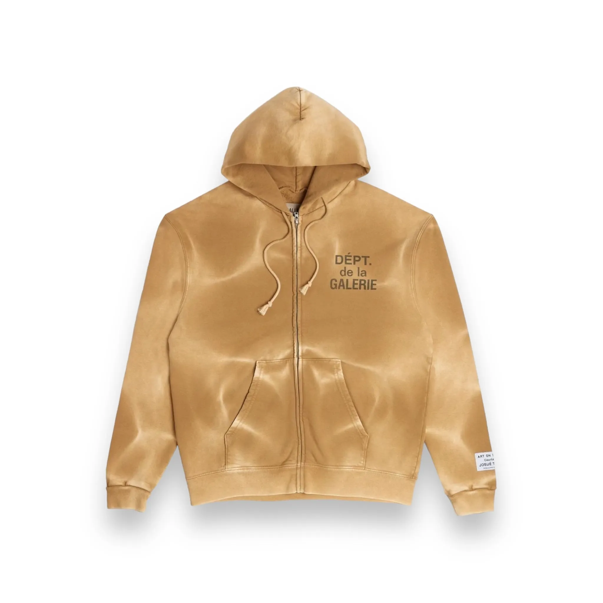 Gallery Dept Gallery Dept. French Tan Zip Up Hoodie