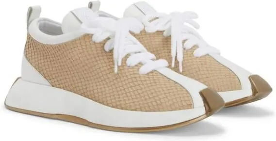 Giuseppe Zanotti Ferox python-print sneakers Neutrals