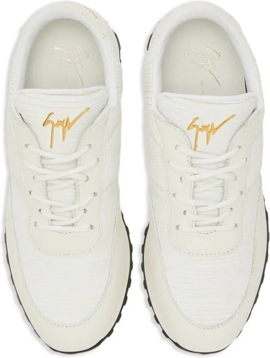 Giuseppe Zanotti low-top leather sneakers White