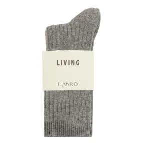 HANRO Rib-Knit Socks - Grey