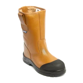 Himalayan 9102 S1P/SRC Tan HyGrip Safety Warm Lined Rigger Boot