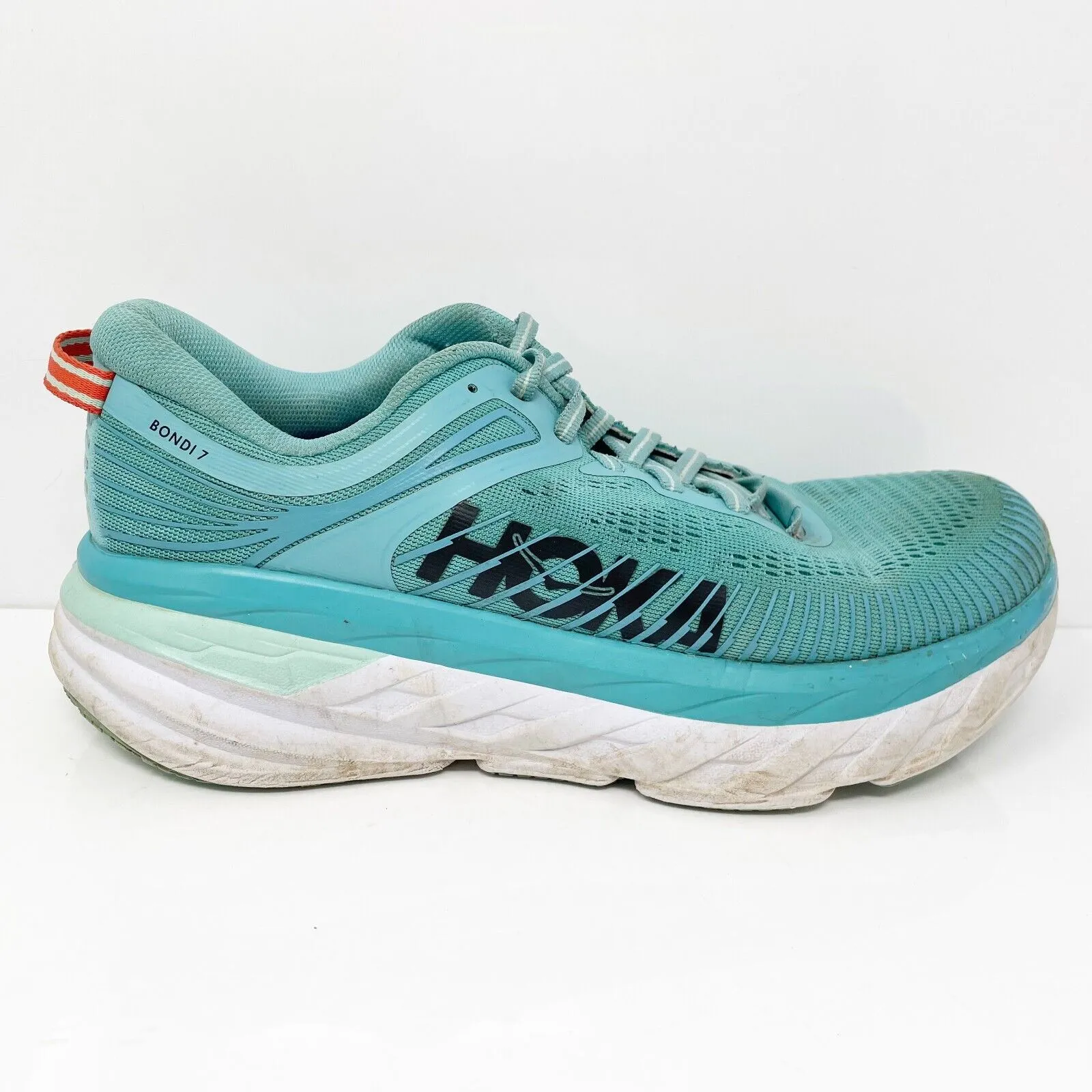 Hoka One One Womens Bondi 7 1110519 AEBL Blue Running Shoes Sneakers Size 8