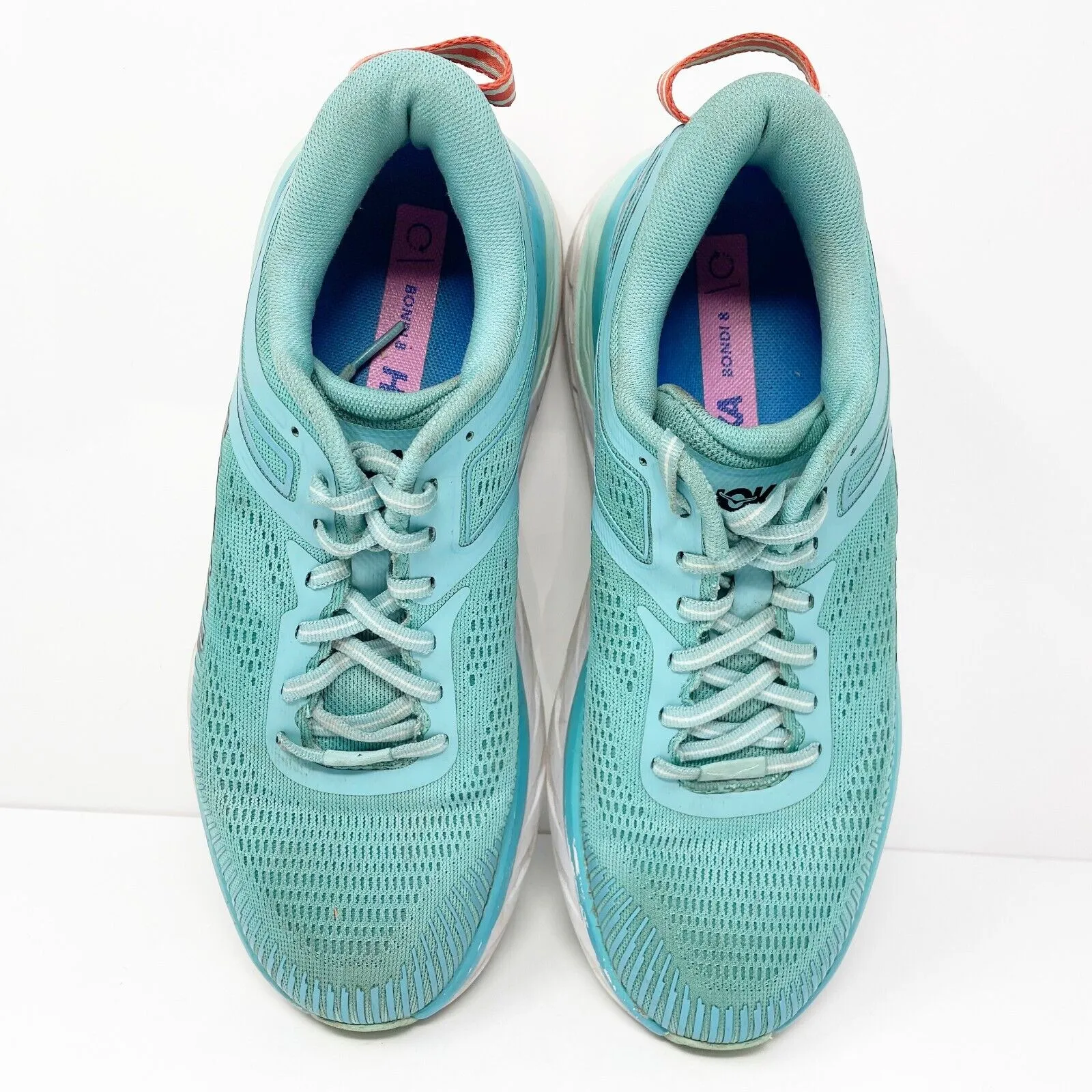 Hoka One One Womens Bondi 7 1110519 AEBL Blue Running Shoes Sneakers Size 8