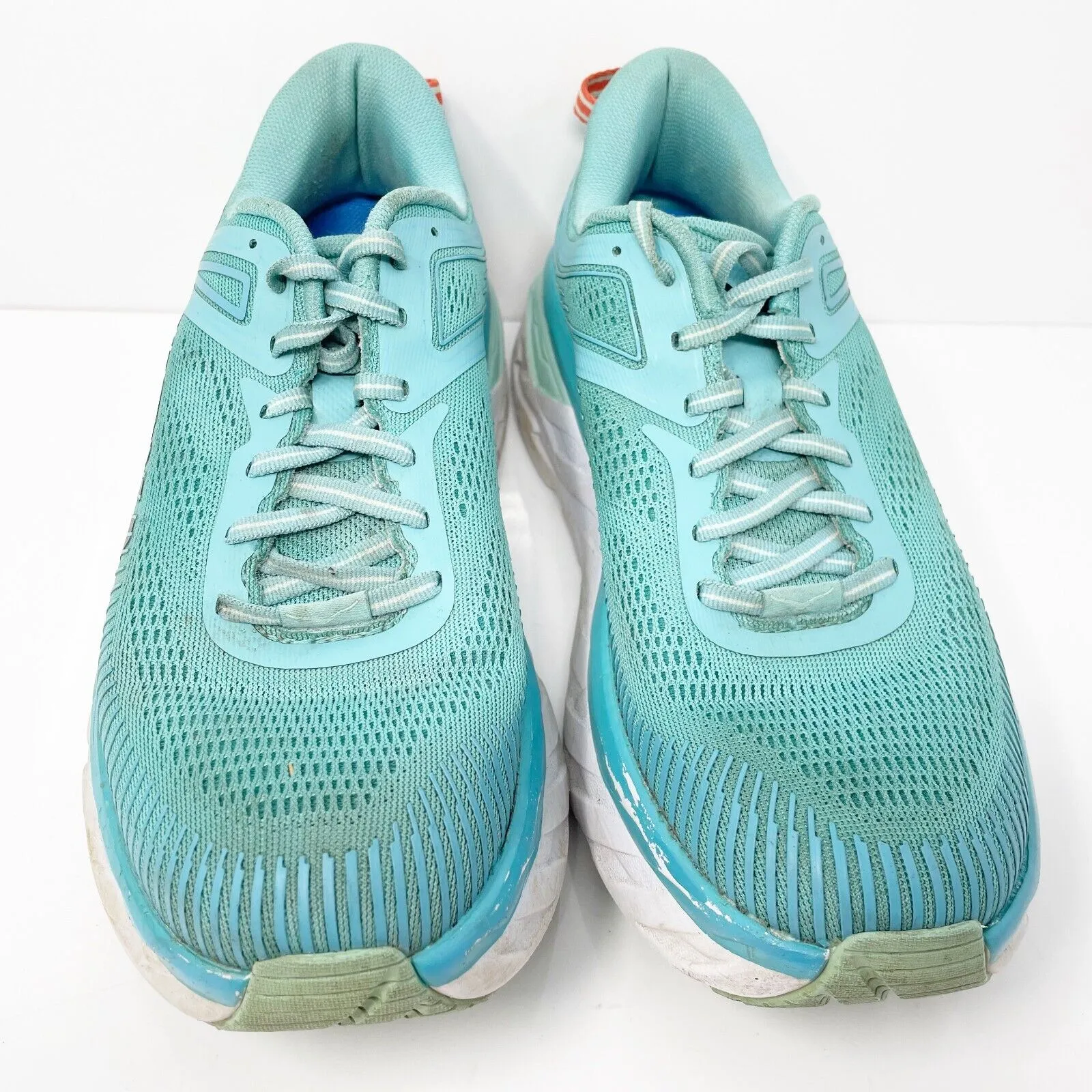 Hoka One One Womens Bondi 7 1110519 AEBL Blue Running Shoes Sneakers Size 8