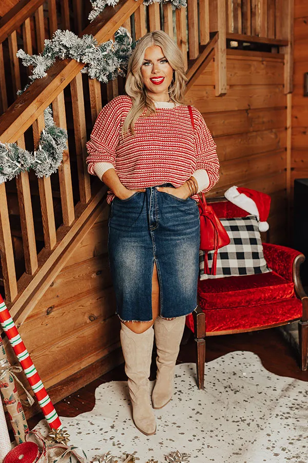 Holiday Fun Knit Sweater Curves