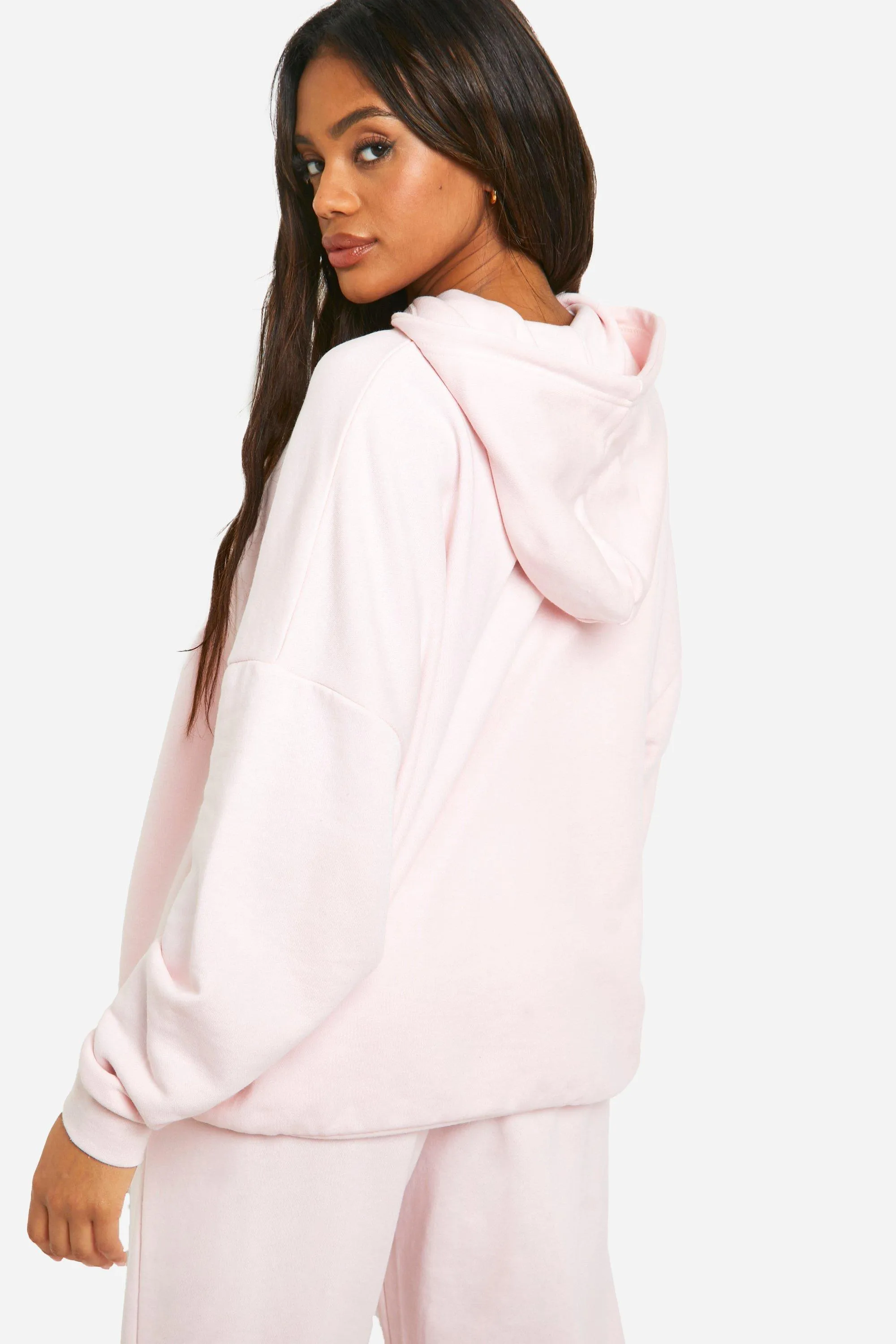 Hoodies & Sweatshirts | Bisous Denim Applique Oversized Hoodie | boohoo