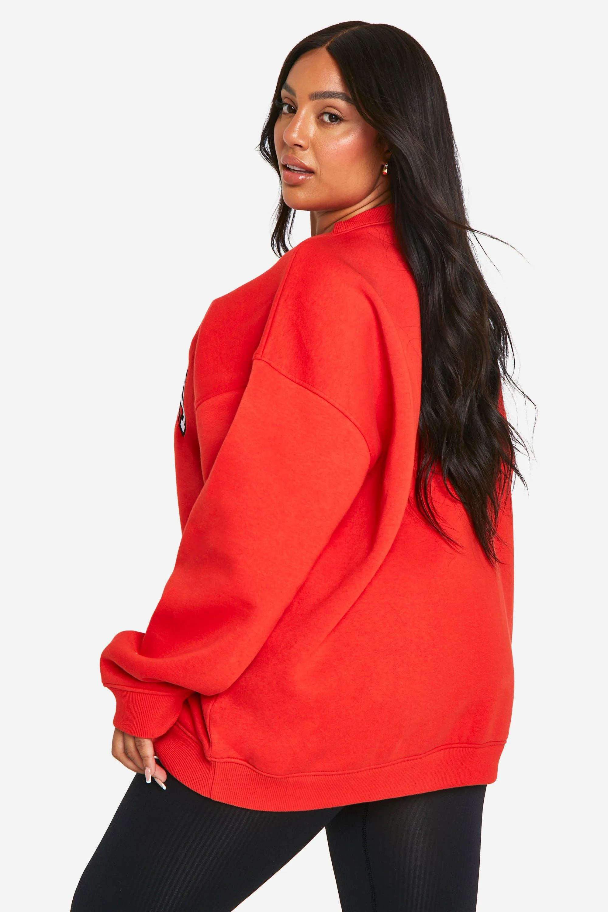 Hoodies & Sweatshirts | Plus California Applique Oversized Sweatshirt | boohoo