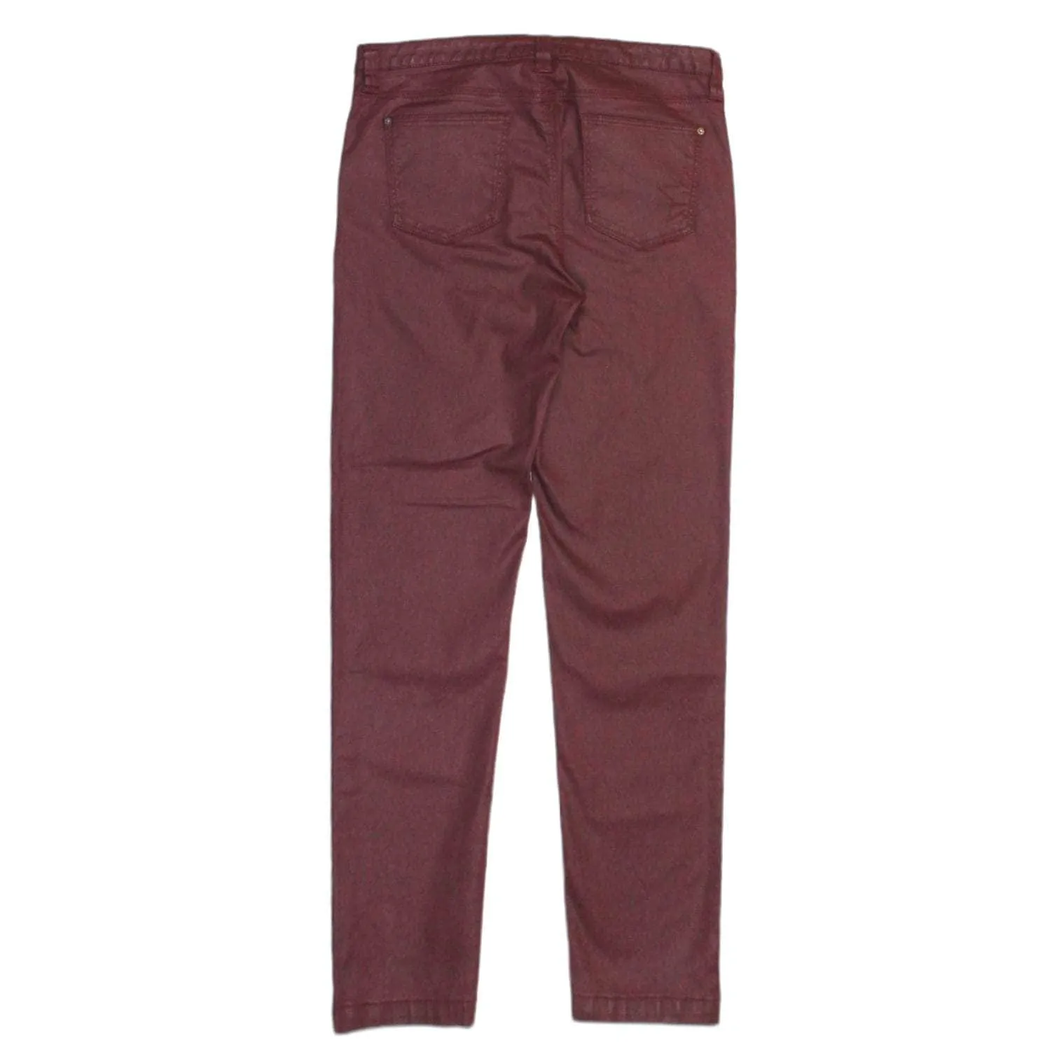 Hush Burgundy Coated Skinny Jeans