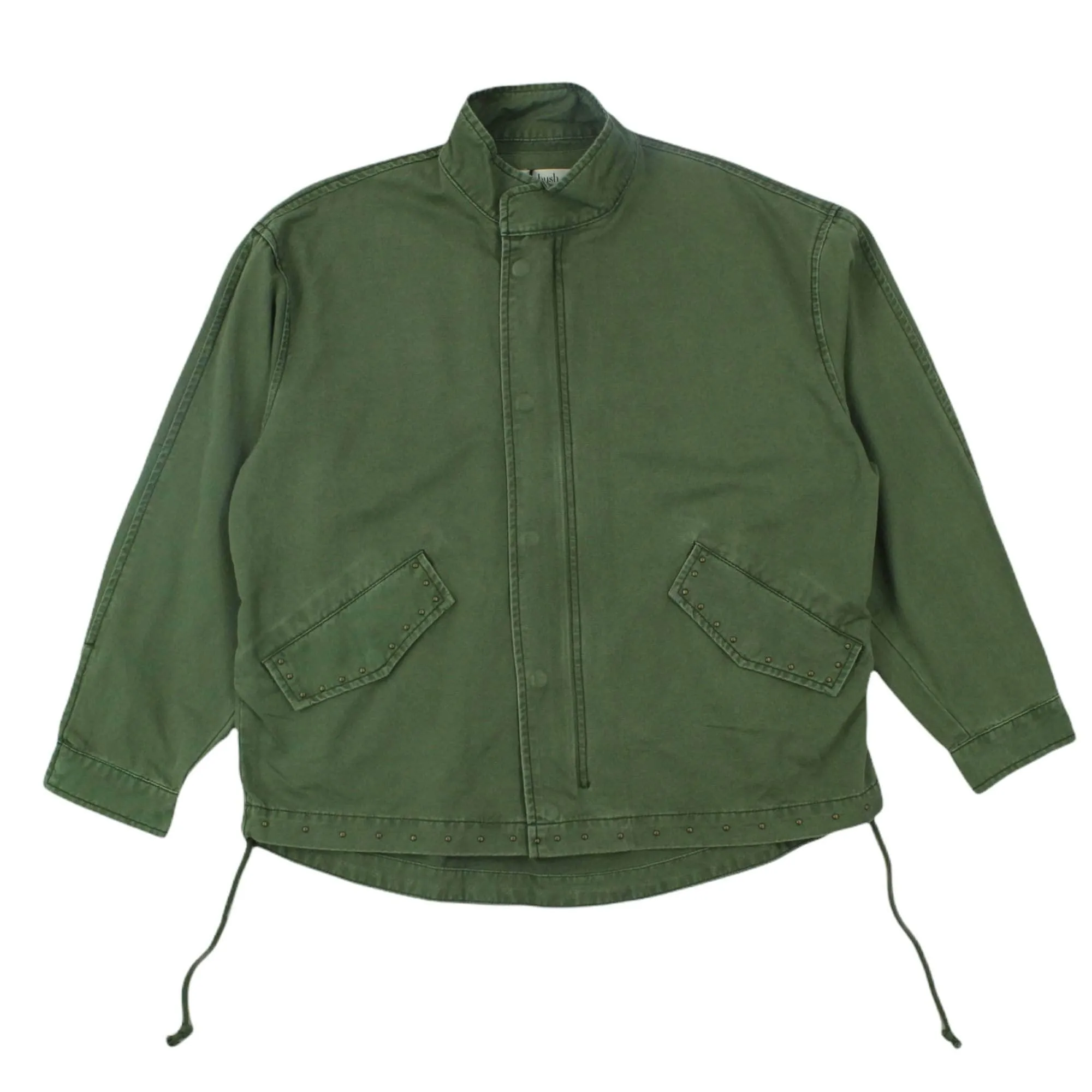 Hush Khaki Lightweight Canvas Jacket