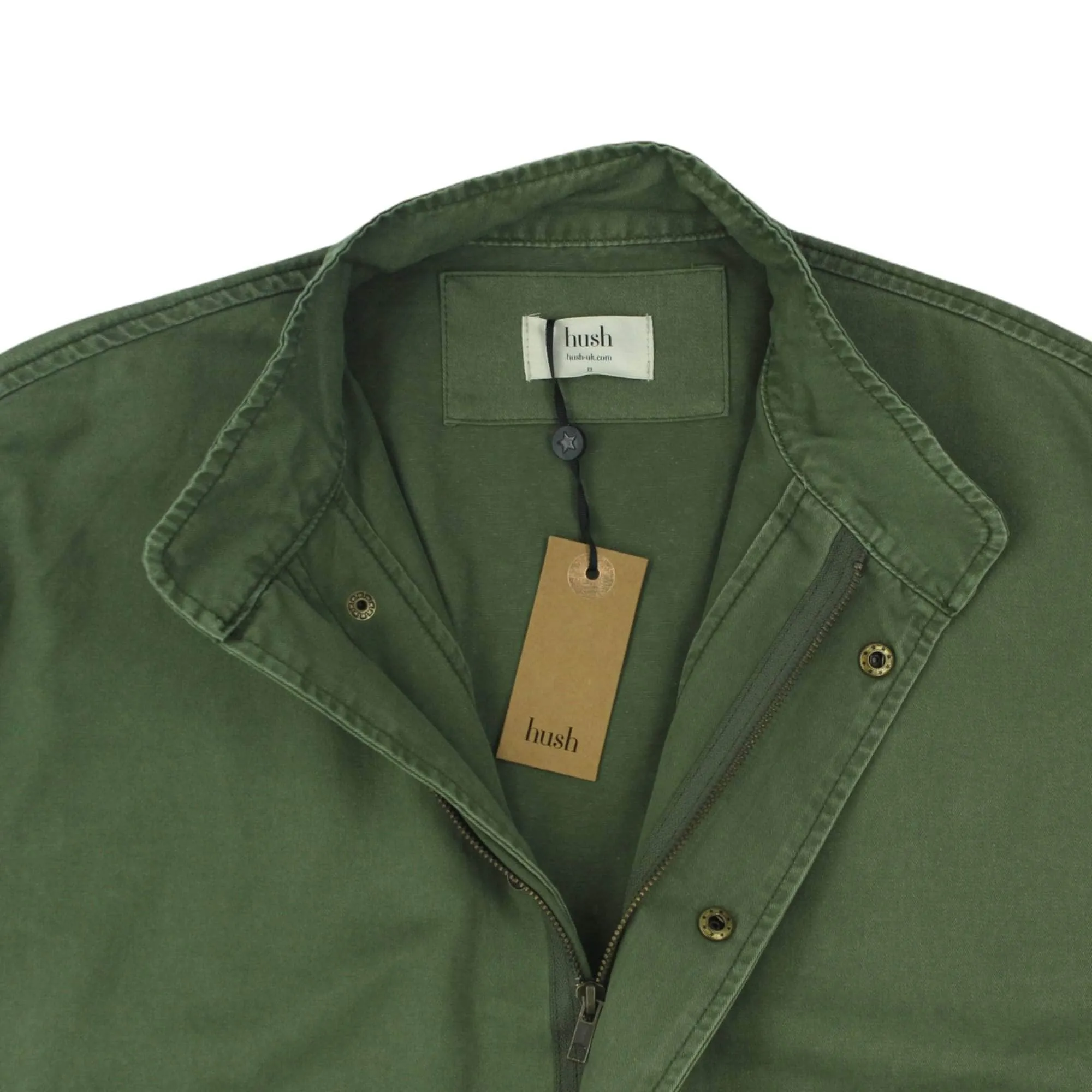 Hush Khaki Lightweight Canvas Jacket