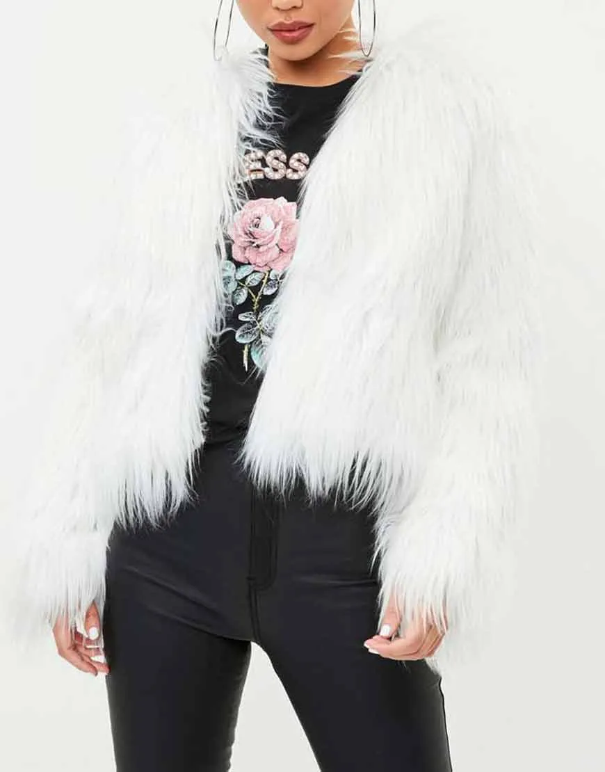 I Hate Suzie Billie Piper White Fur Jacket | Ujackets.com - 45%OFF