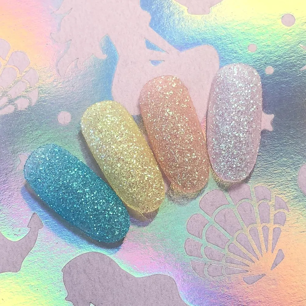 Iridescent Glitter Dust / Cotton Candy Pink