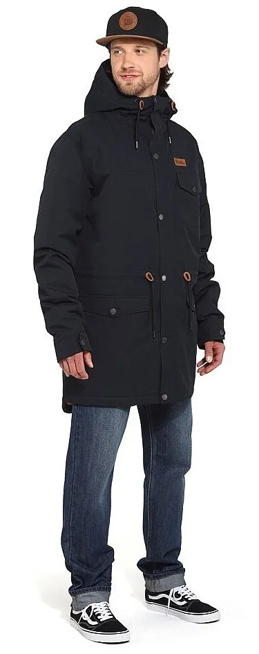 jacket Horsefeathers Preston - Plain Black - men´s