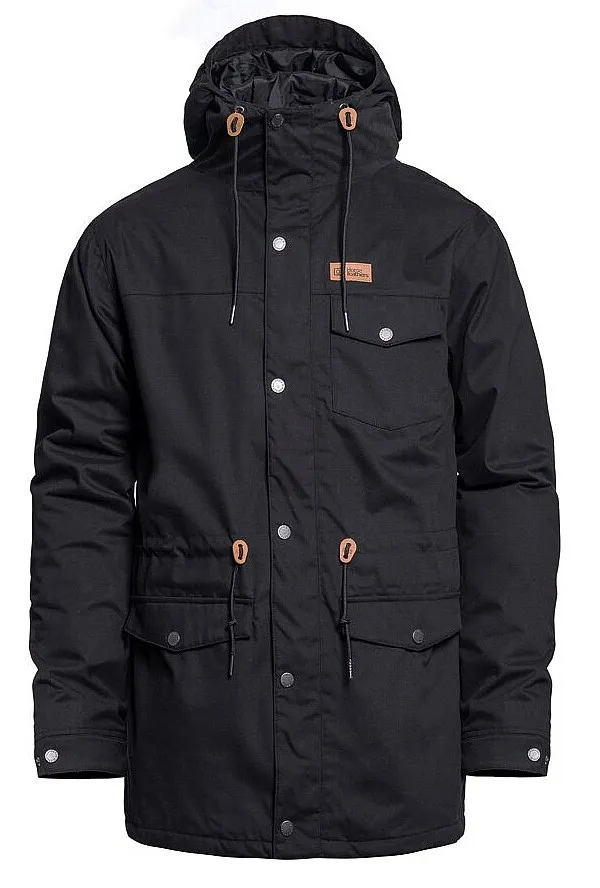 jacket Horsefeathers Preston - Plain Black - men´s