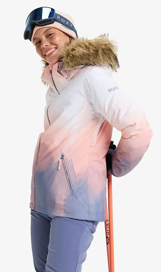 jacket Roxy Jet Ski - BQY8/Wild Wind Blurry Escape - women´s