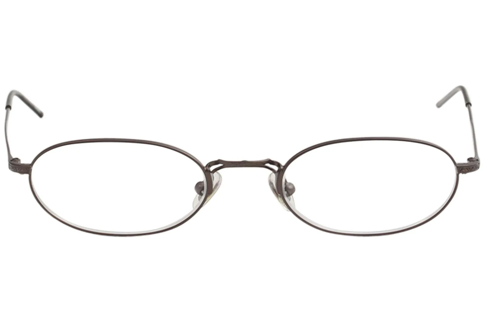 John Varvatos V127 Reading Glasses Brown Full Rim +1.50