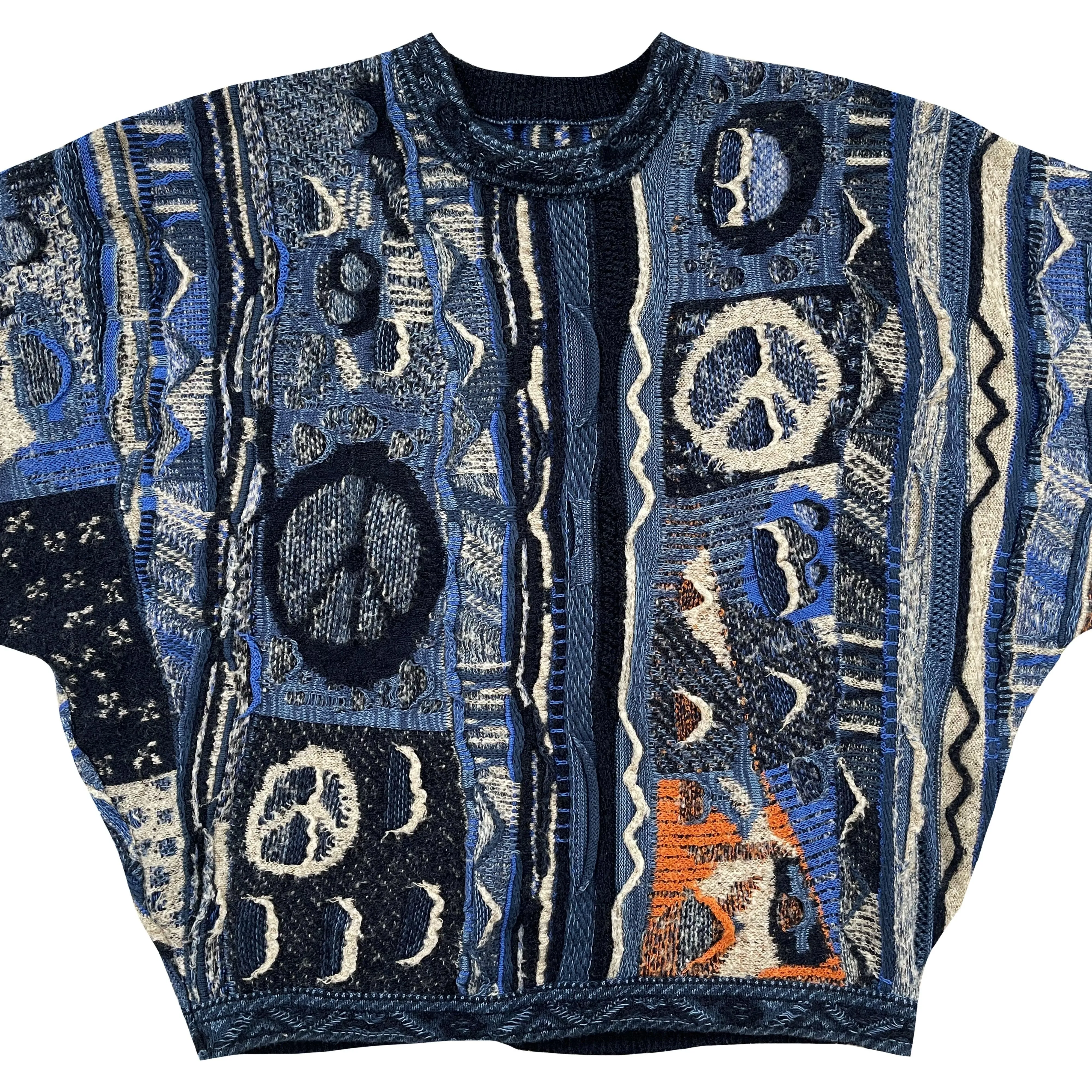 Kapital 7G Boro Gaudy Knit Sweater