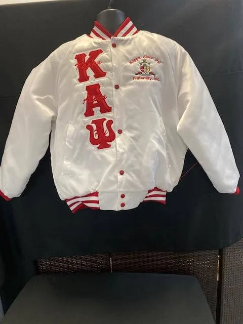 Kappa Alpha Psi-Satin Baseball Jacket (M3) Custom