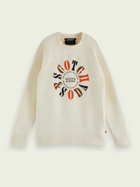 Kids Graphic Ecru Sweater (163360)