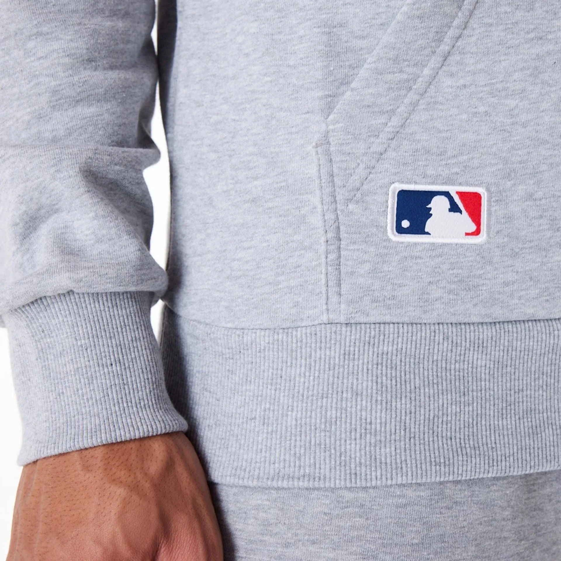 LA Dodgers MLB Regular Grey Pullover Hoodie