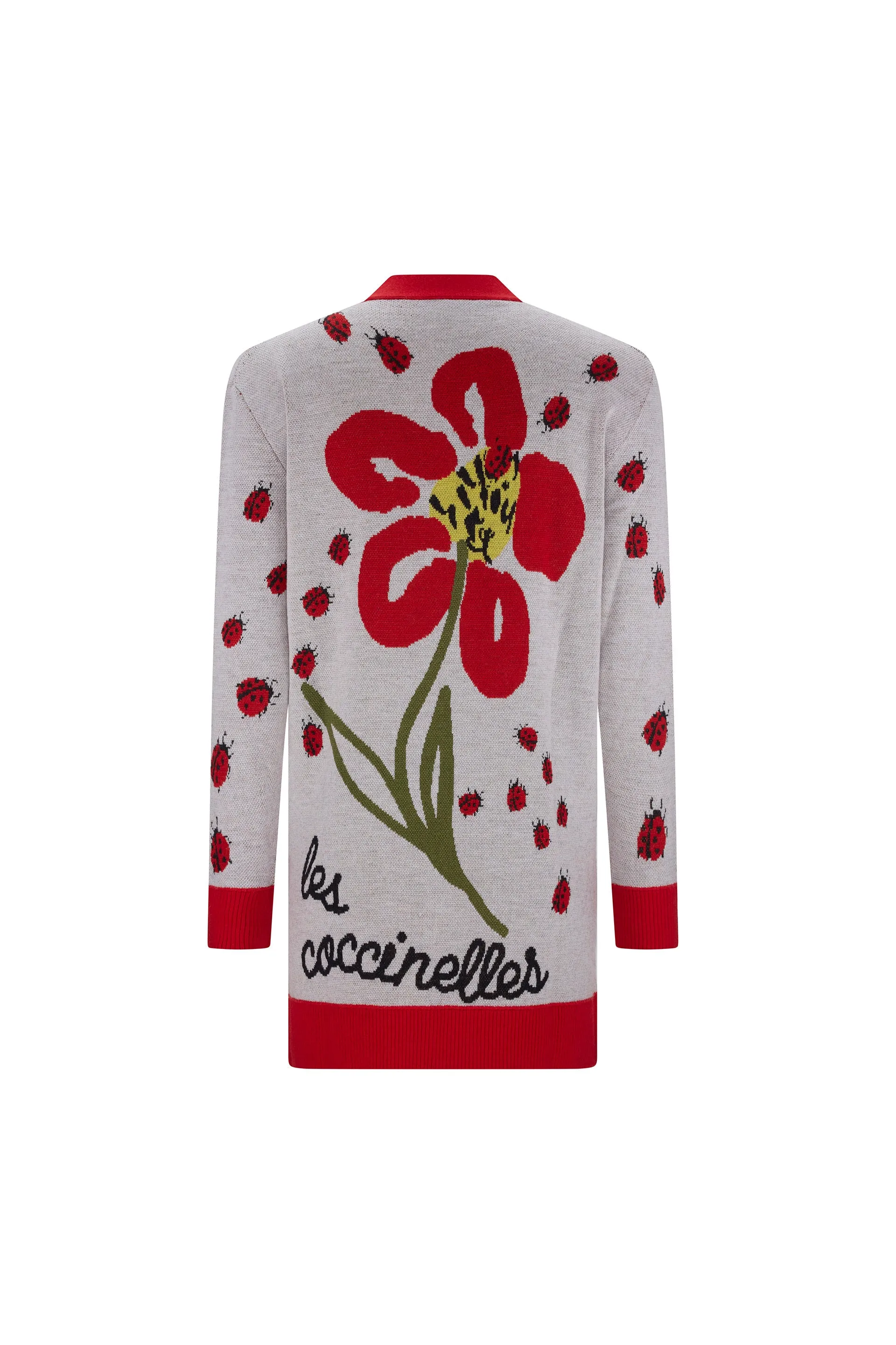 'LADYBUG' OVERSIZED CARDIGAN