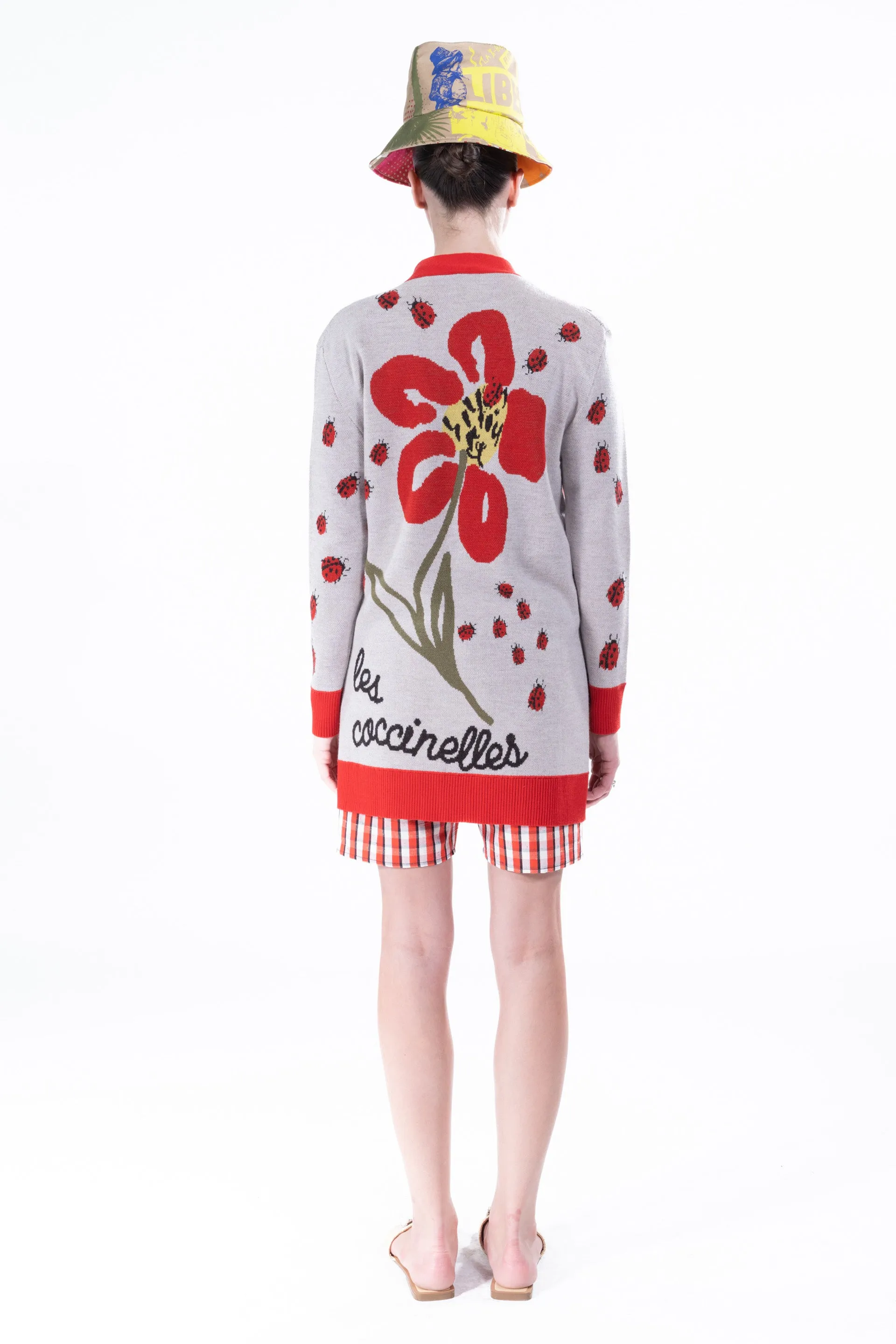 'LADYBUG' OVERSIZED CARDIGAN