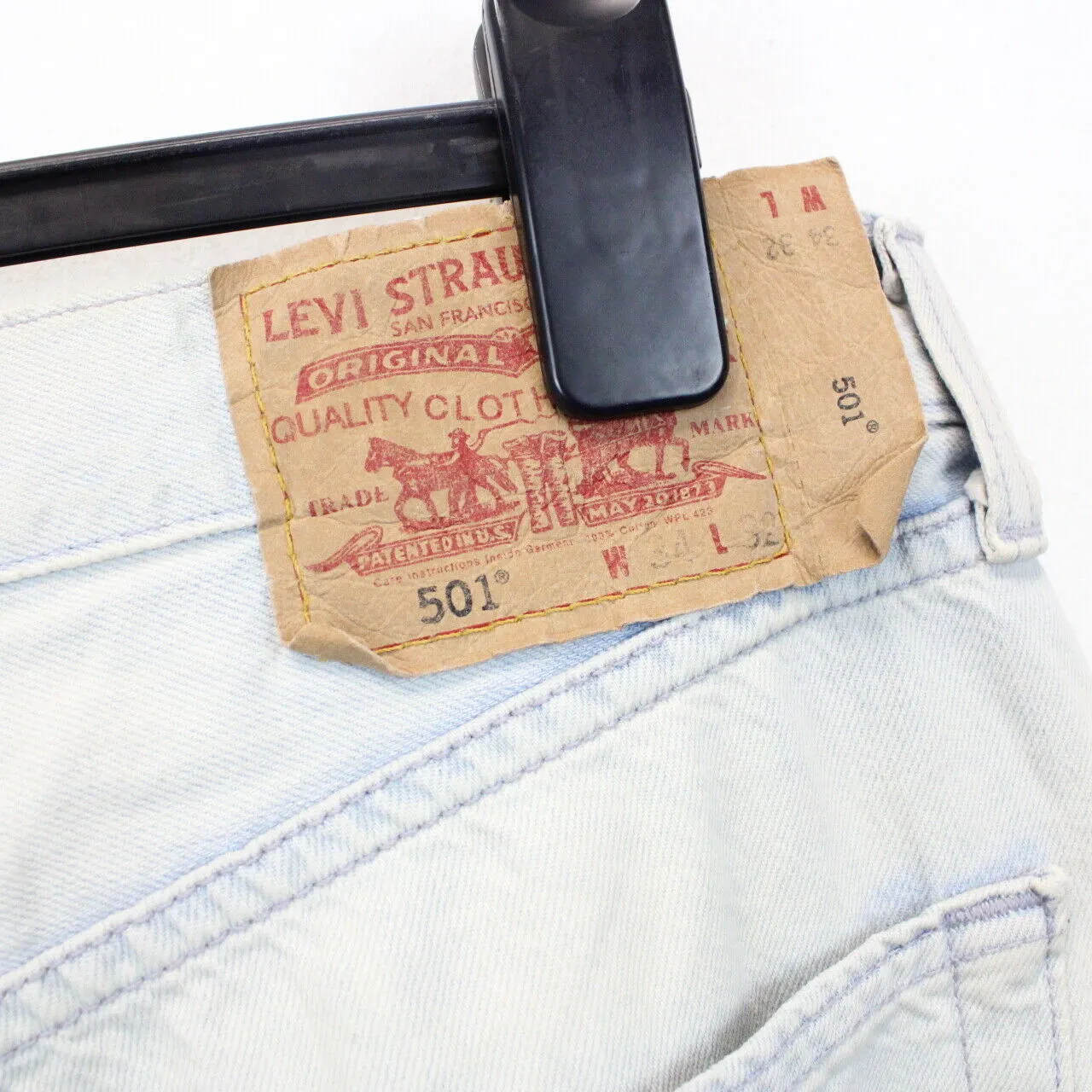 LEVIS 501 Jeans Light Blue | W34 L32