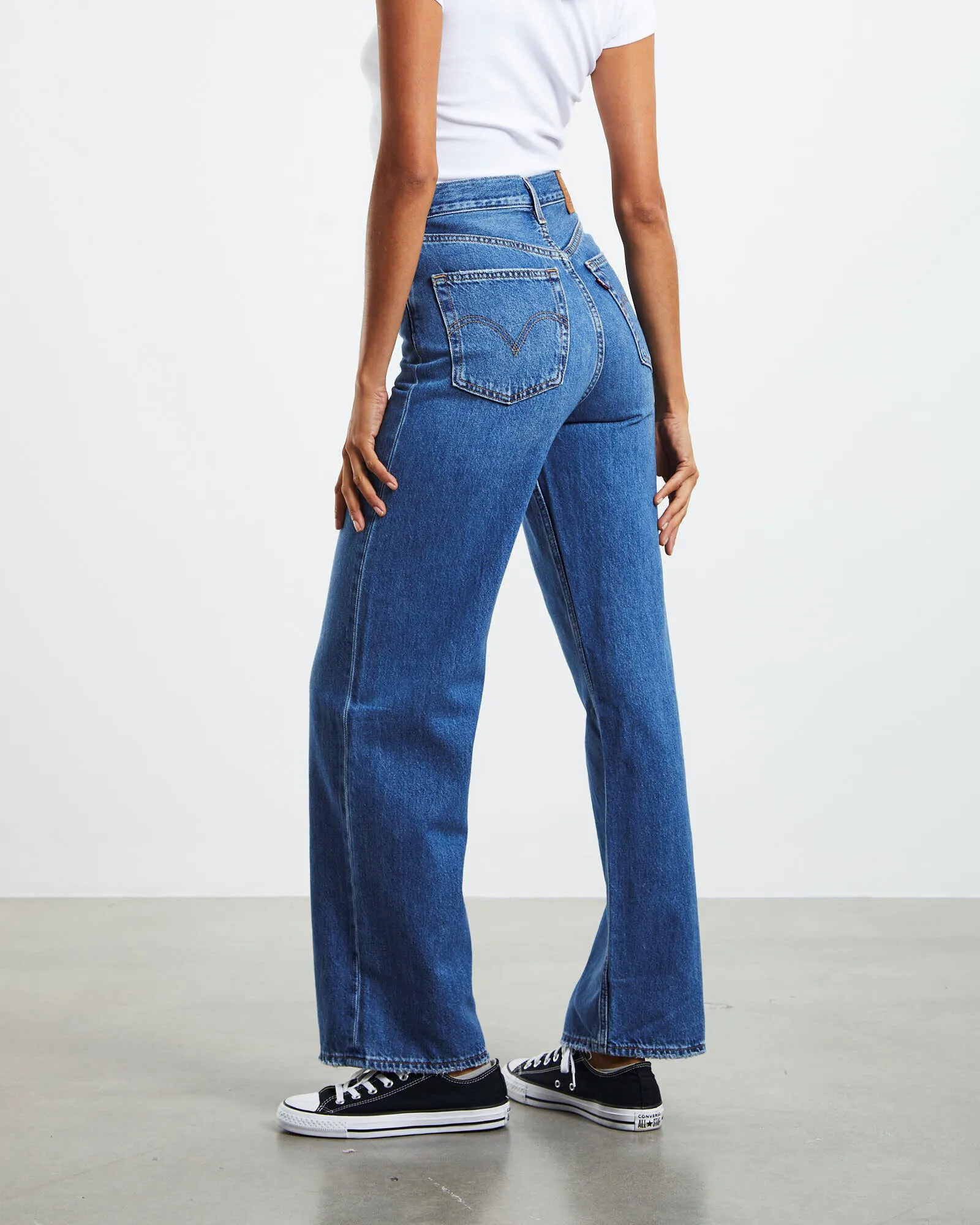 Levis High Loose Jeans Are You Ready Blue