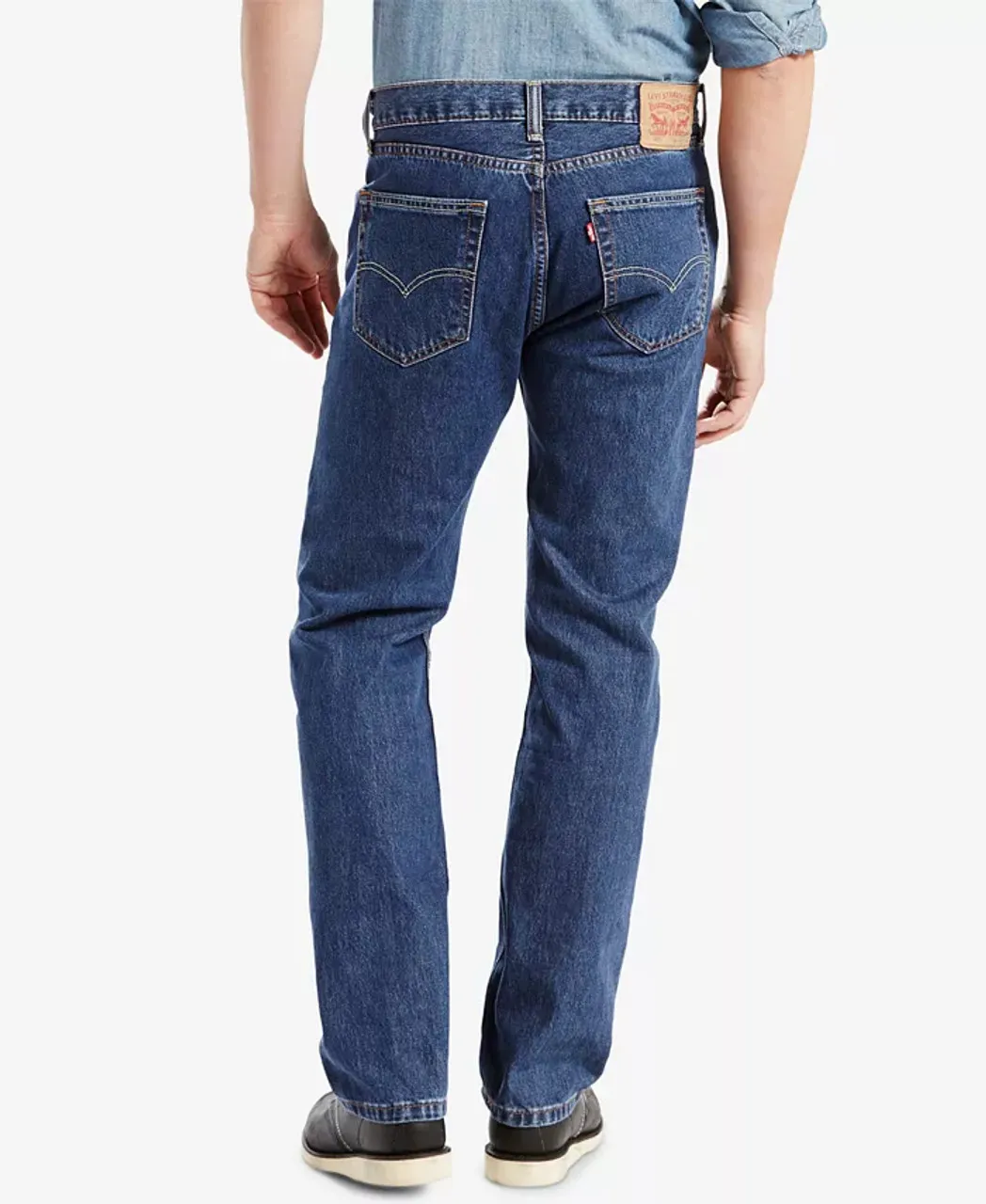 Levi's 505 Regular Fit Jeans - Rinse Dark Wash