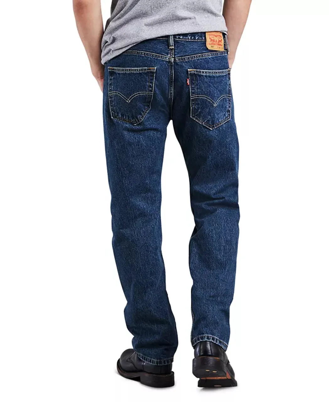 Levi's 505 Regular Fit Jeans - Rinse Dark Wash