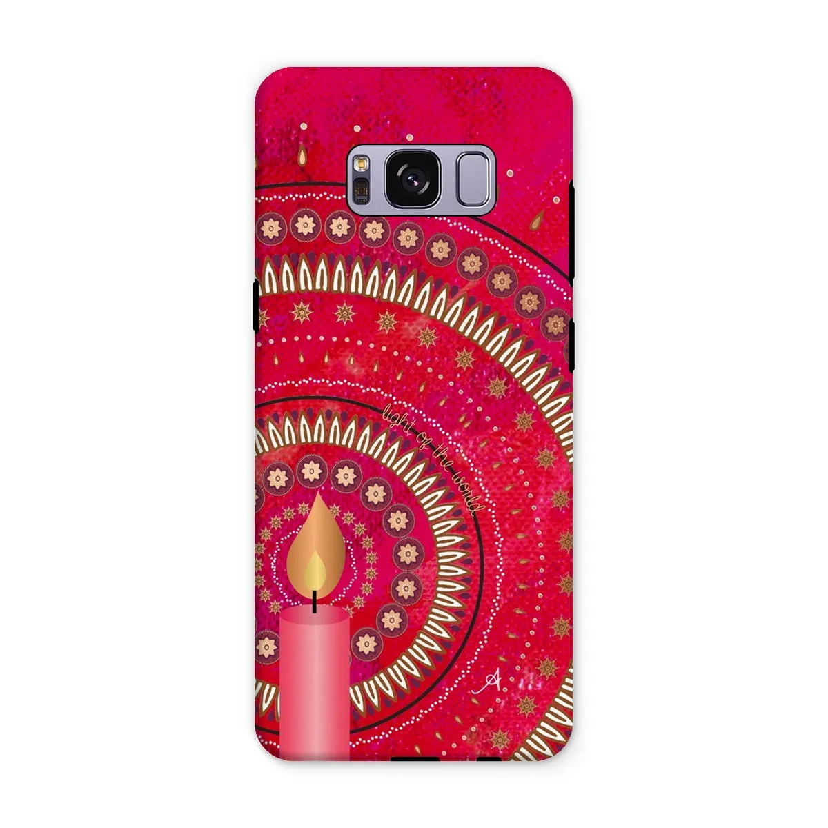 Light of the World Red Amanya Design Tough Phone Case