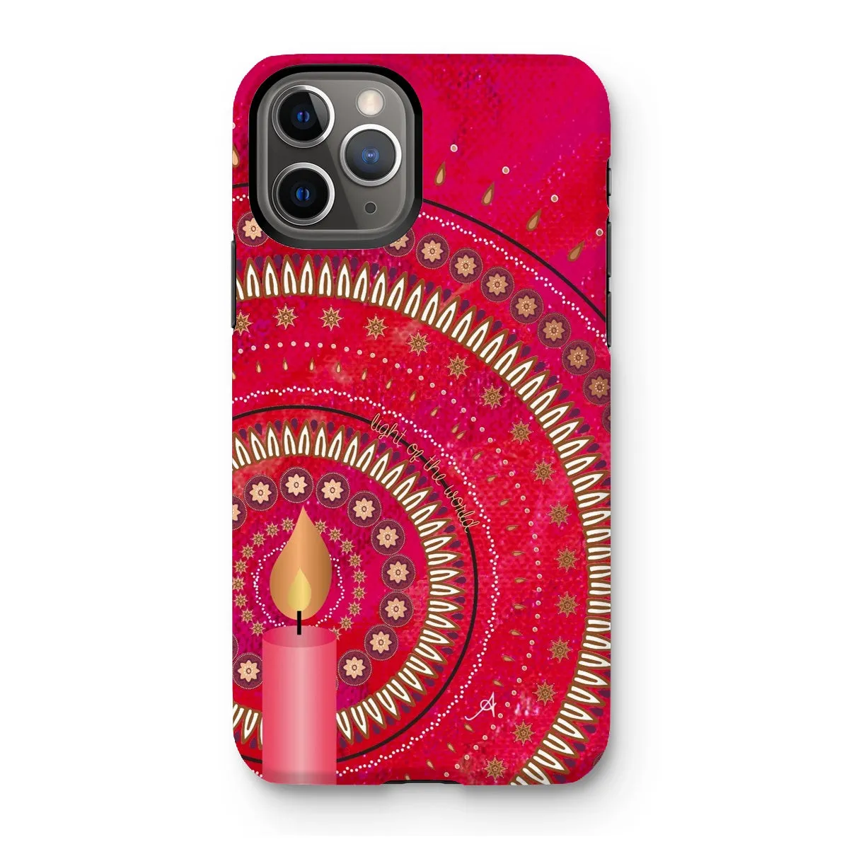 Light of the World Red Amanya Design Tough Phone Case