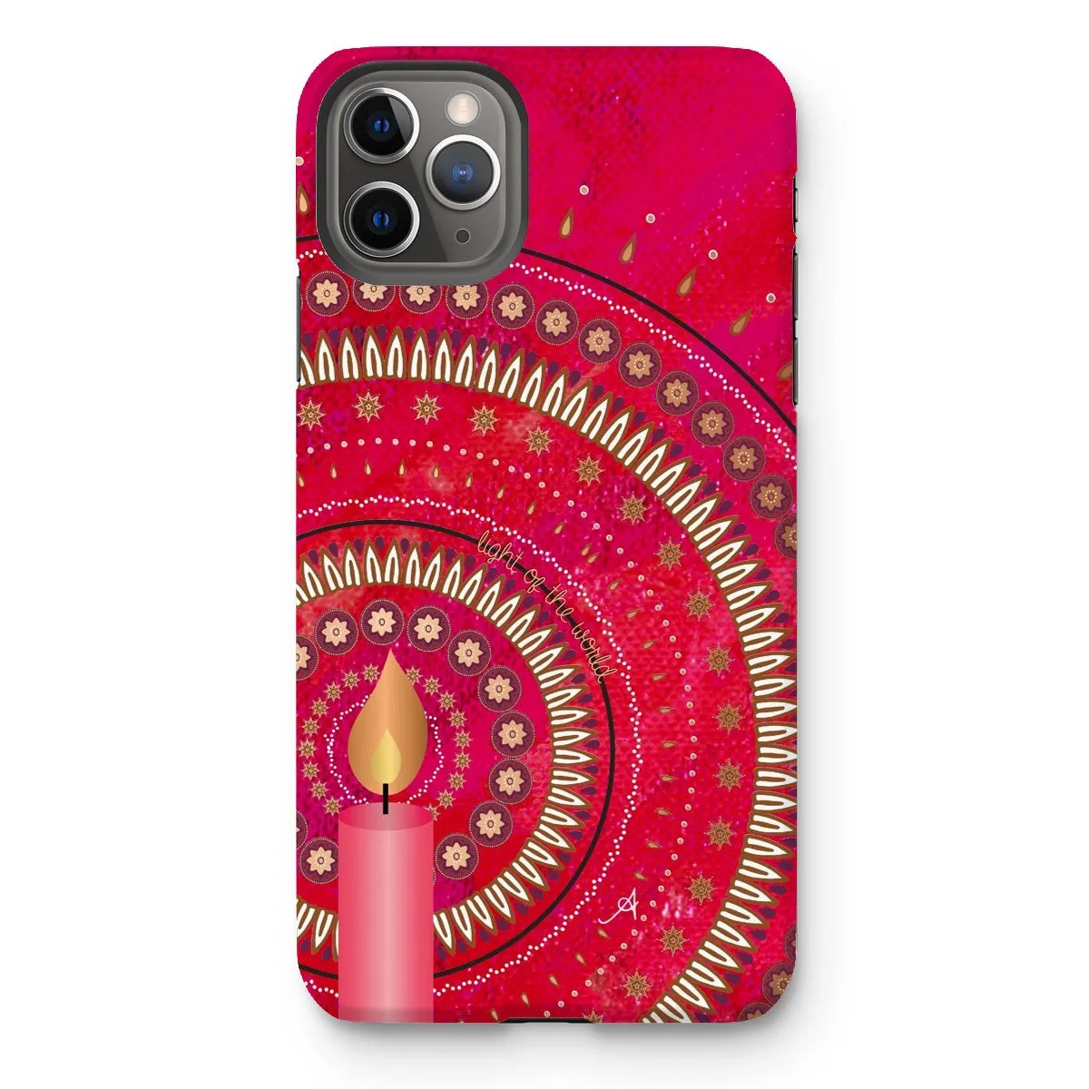 Light of the World Red Amanya Design Tough Phone Case