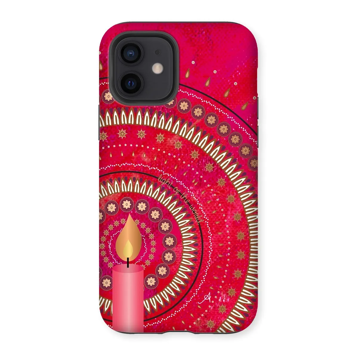 Light of the World Red Amanya Design Tough Phone Case