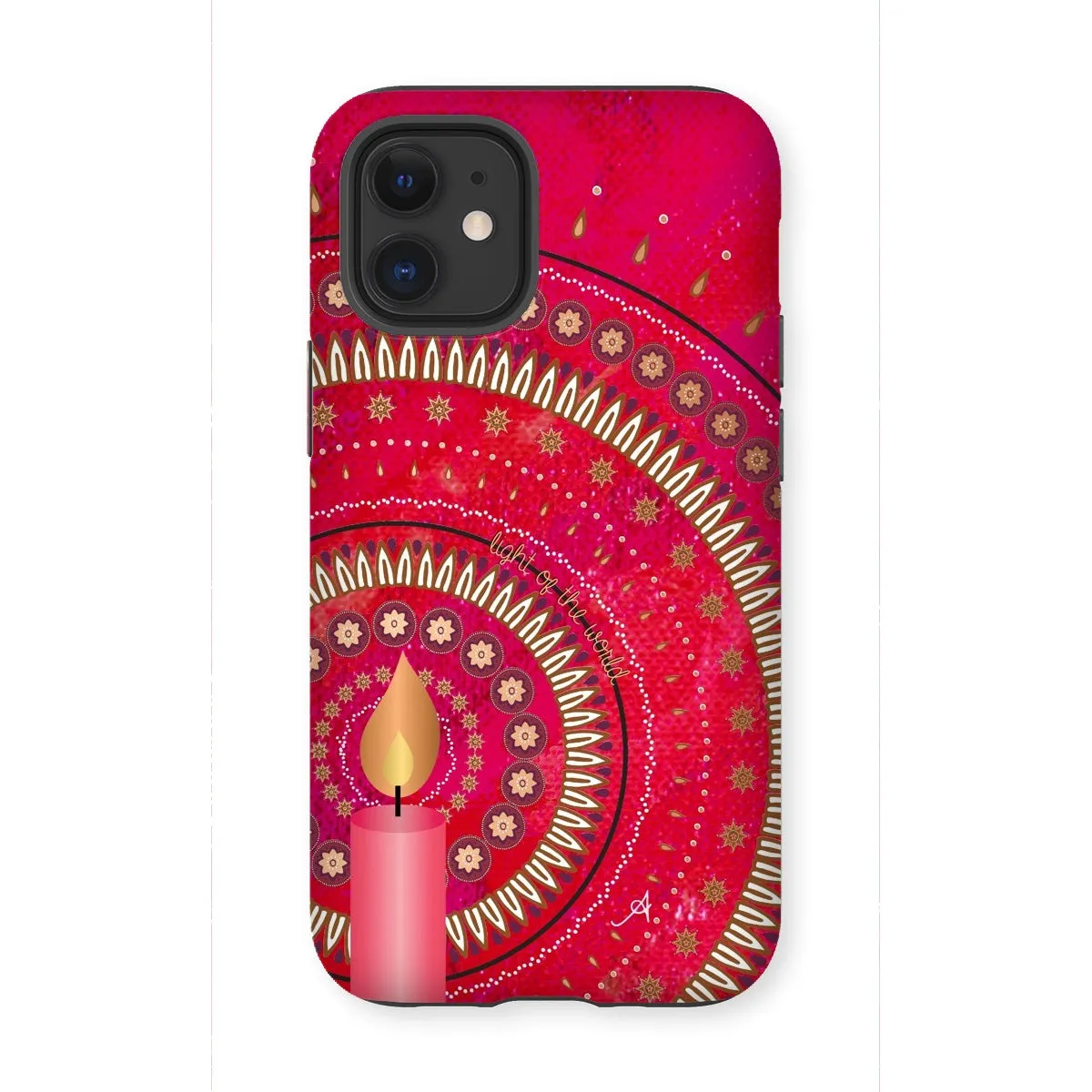 Light of the World Red Amanya Design Tough Phone Case