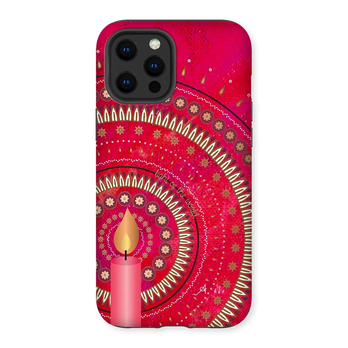 Light of the World Red Amanya Design Tough Phone Case