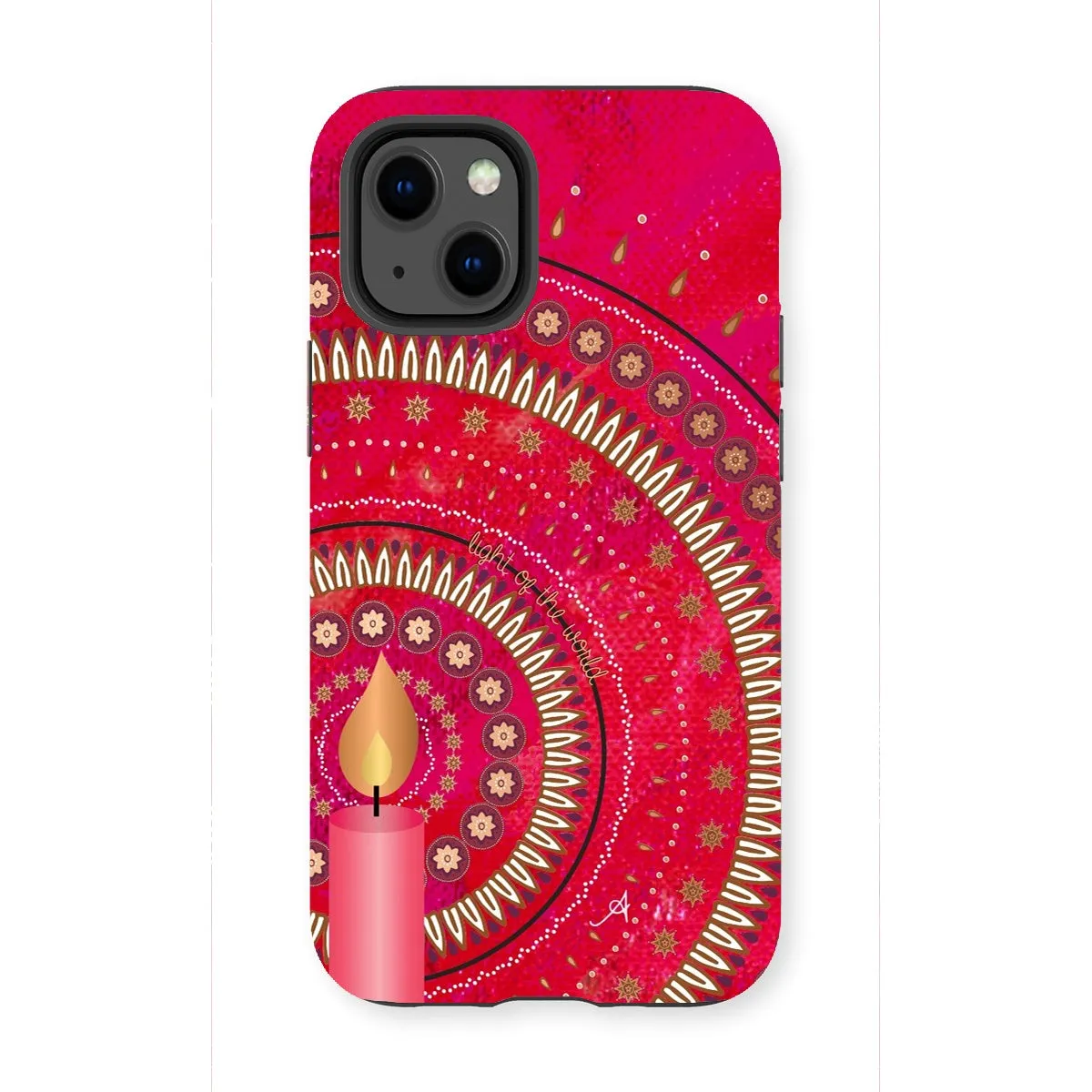 Light of the World Red Amanya Design Tough Phone Case