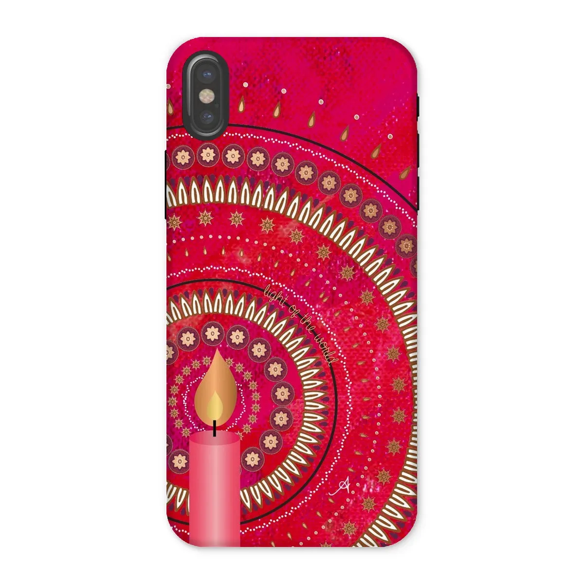 Light of the World Red Amanya Design Tough Phone Case