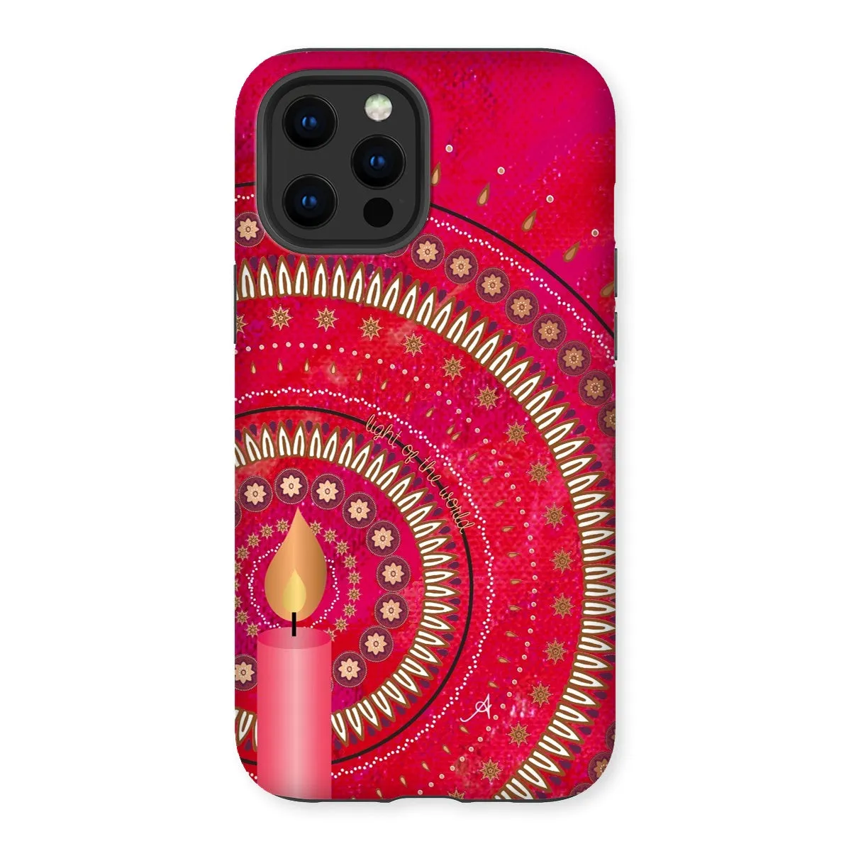 Light of the World Red Amanya Design Tough Phone Case