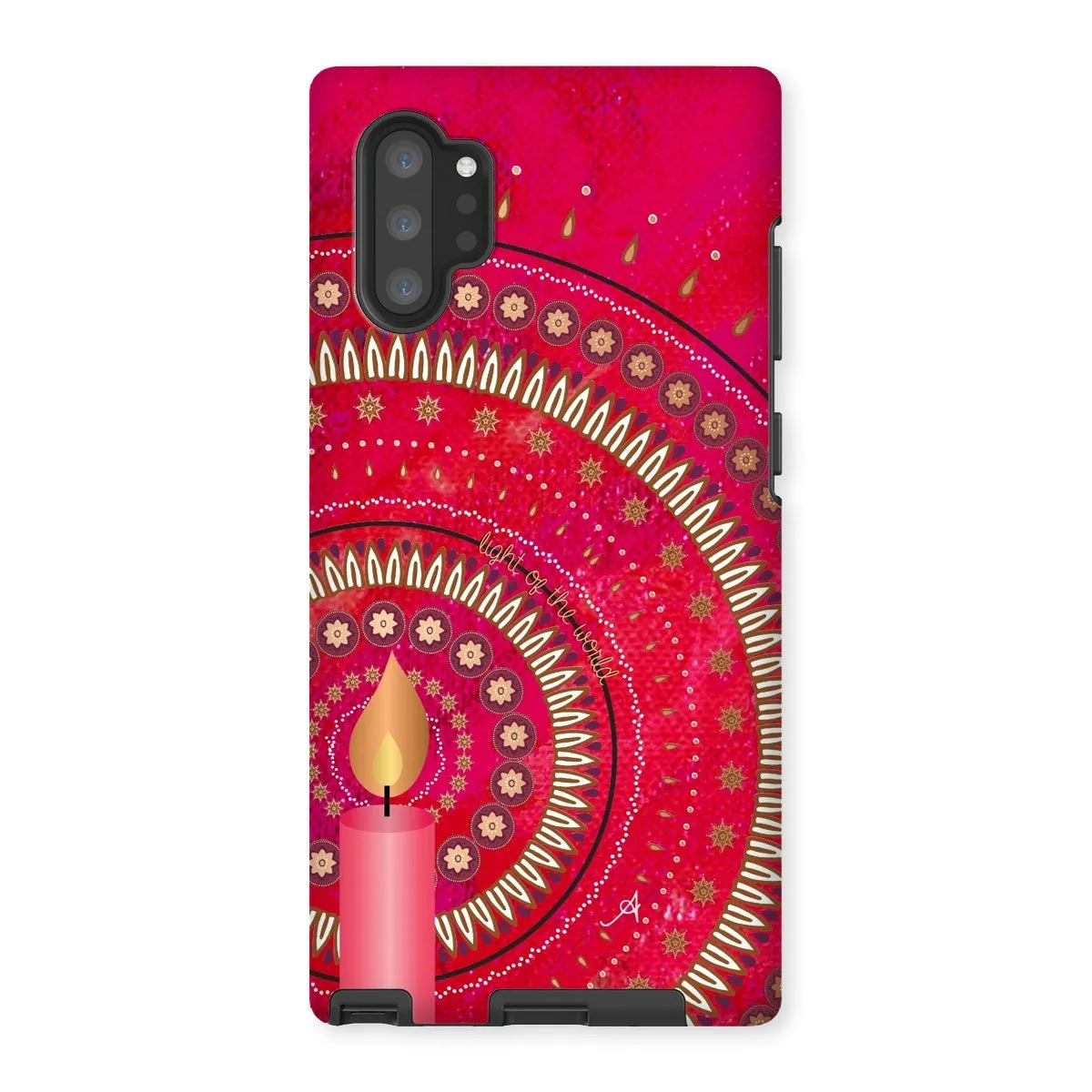 Light of the World Red Amanya Design Tough Phone Case