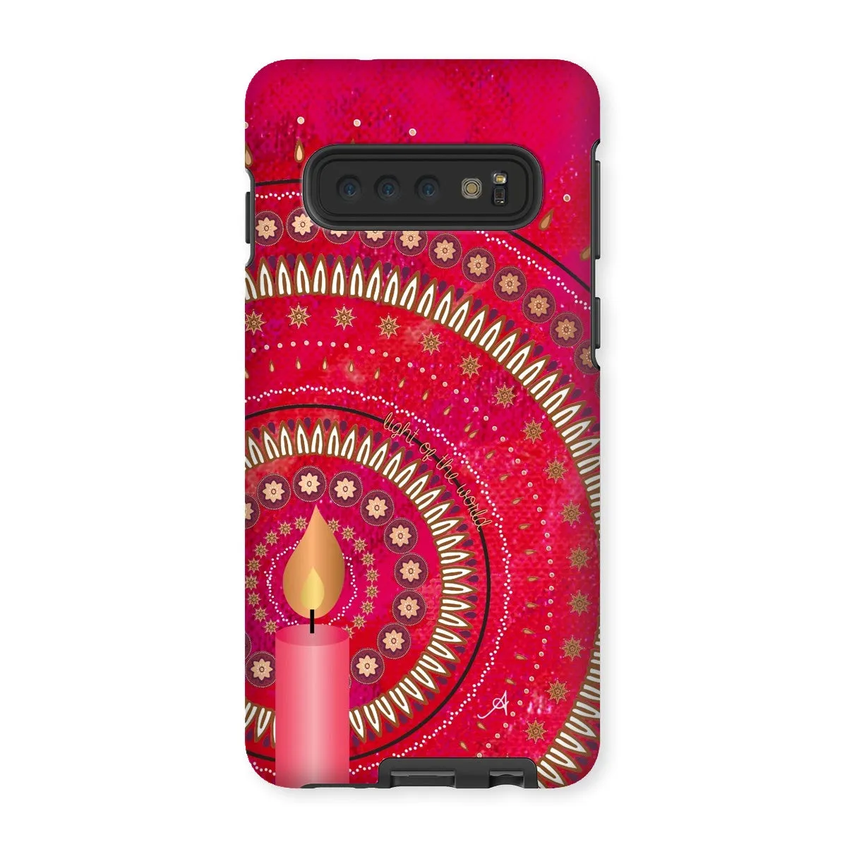 Light of the World Red Amanya Design Tough Phone Case